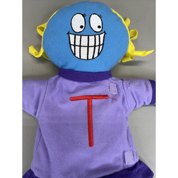 The Letter People Ms T Tall Teeth T Puppet Alphabet Plush Abrams - Picture 2 of 12